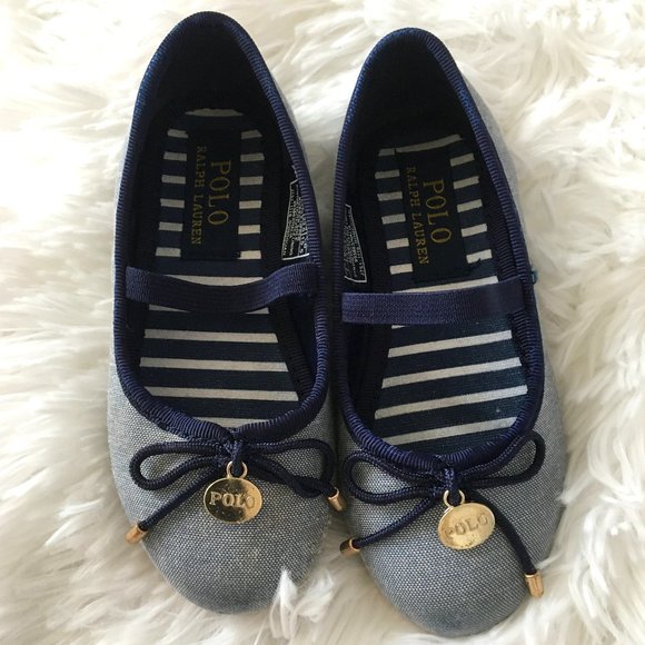 Polo Ralph Lauren Other - Ralph Lauren Denim Mary Jane Shoes Toddler Size 7